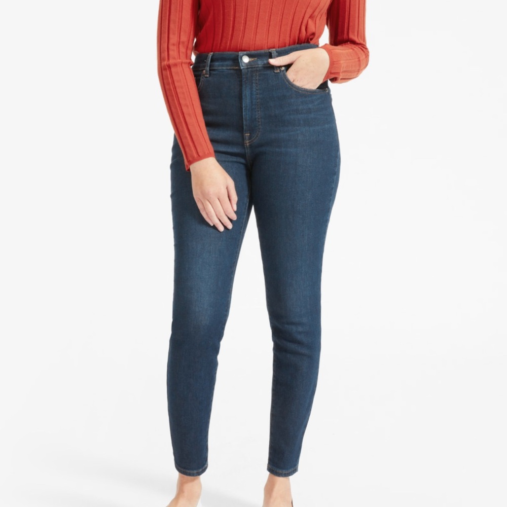 Everlane Ankle High-Rise Women's Jeans Dank Blue Size 25